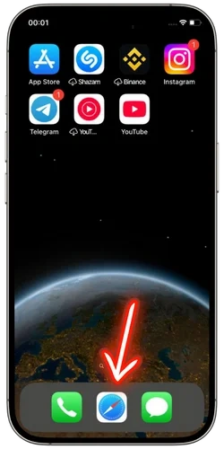 Application iOS 1Win via Safari