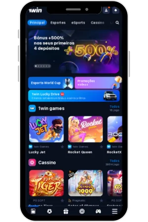 Aplicativo oficial da 1Win para iPhone