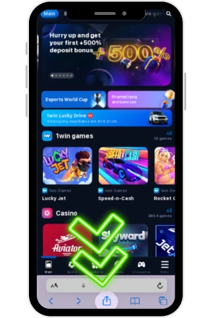 Guide d’installation de l’application 1Win via Safari