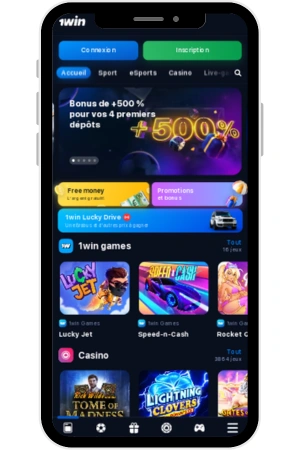 Application officielle 1Win pour iPhone